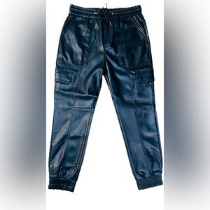 New Zara Men’s Black Cargo Trouser Pants Size M